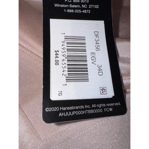 Brand New Bali Women's Size 34D Beige Bralette Bra - Picture 5 of 9